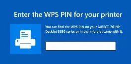 find wps pin on hp printer