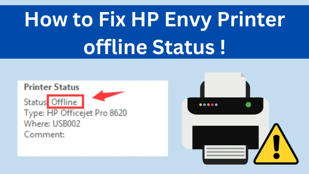 How to Fix HP Envy Printer offline Status