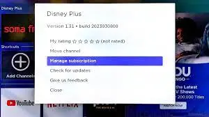 Is Disney Plus billed through Roku